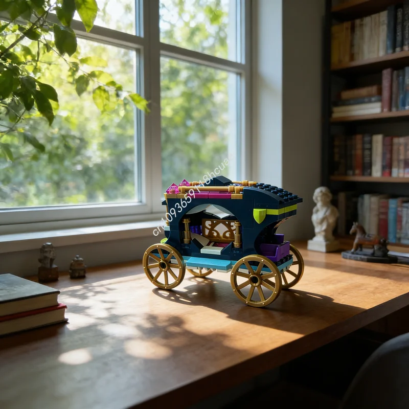 143 pièces MOC Elfs Rosalyn S Carrosse Modèle de construction en blocs Cadeau de Noël Idée créative Éducation Jouets pour enfants Briques