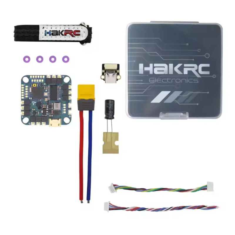 HAKRC F4126 AIO 25.5X25.5mm Controller flight stack BlackBox BLHELIS 4in1 ESC 20A/40A Baro Current for RC FPV drone parts