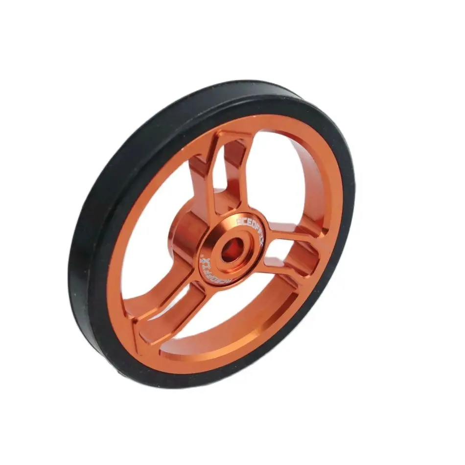 Aceoffix 70mm Easywheel for Brompton Folding Bike Cline Pline Aluminum Alloy T6 Easy Wheel