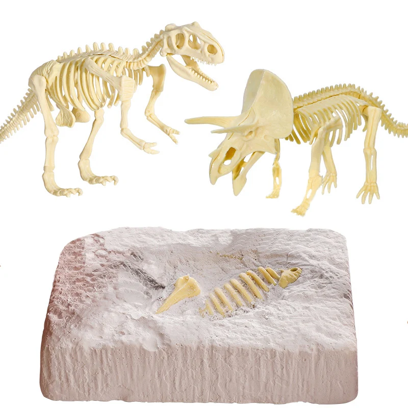 Children's Archaeology Mining Toys Dinosaur Fossil Handmade Boys and Girls Treasure Blind Box Birthday Gift