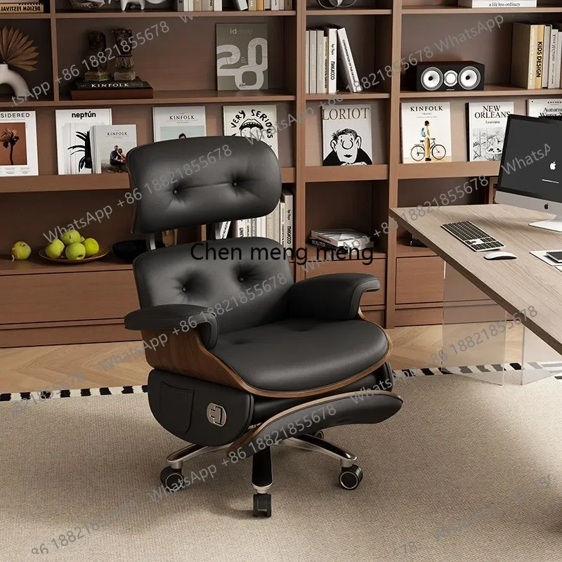 Picture 3: K178 Leather electric boss chair single sofa first class Eames leisure reclining office chair home