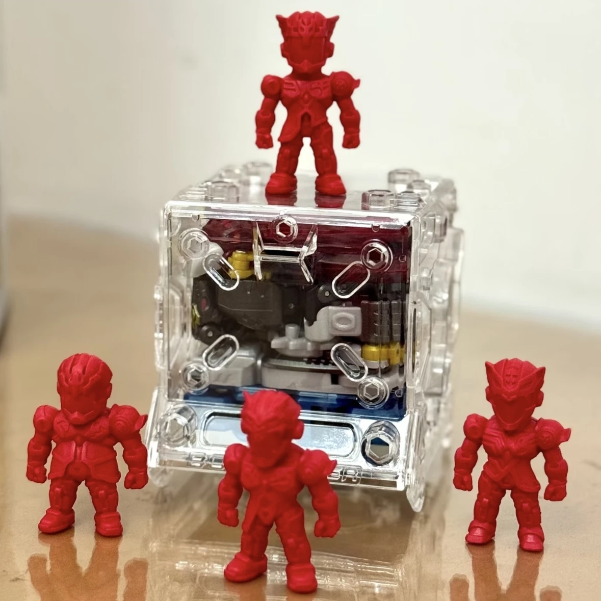 

Новый 1/4 52toys Beast Box Аниме Фигурка Сакральная Мощность Робот Фигурка Четыре Формы Комбайн Gk Статуя Фигурка Модель Коллекция Игрушки Подарок