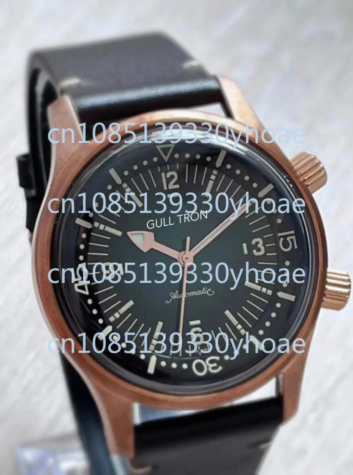 Tin Bronze Diving Luminous Automatic Men's Watch Vintage Color Changing Plate Bubble Mirror St2130