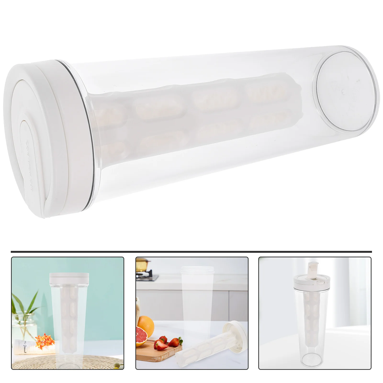 

Refrigerator Coffee Cold Water Pitcher Transparent Silicone Large Capacity Stainless Steel Plastic Jug for Drinks Home Office