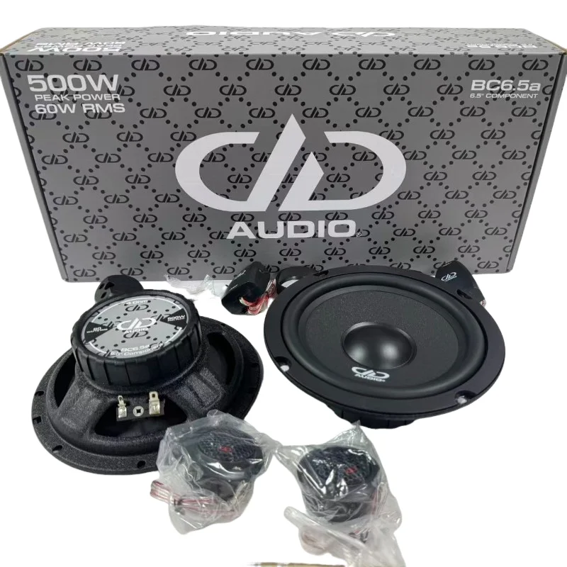 1 Pair DD Audio BC6.5a 6.5'' Component Midrange Car Speakers 500W Max Power 60W RMS 4 Ohm PEAK POWER Car Audio Speakers Designed