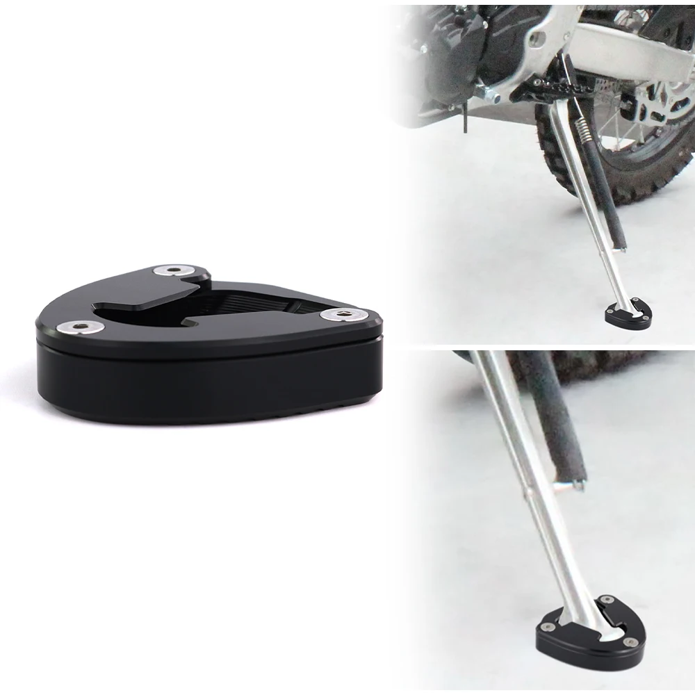 

For Honda CRF450L 2019 2020 2021 2022 2023 CRF 450L Motorcycle CNC Kickstand Foot Side Stand Extension Pad Support Enlarge Plate