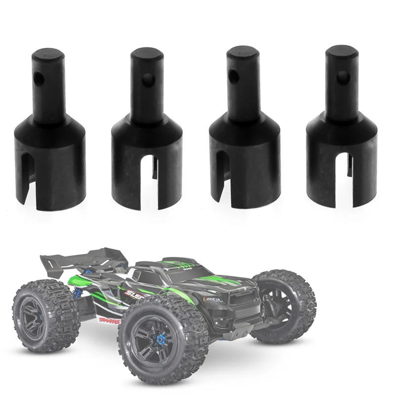 Tazza di uscita differenziale anteriore e posteriore in acciaio metallico da 4 pezzi 9583 per 1/8 Traxxas Sledge RC aggiornamenti per auto accessori per parti, 1