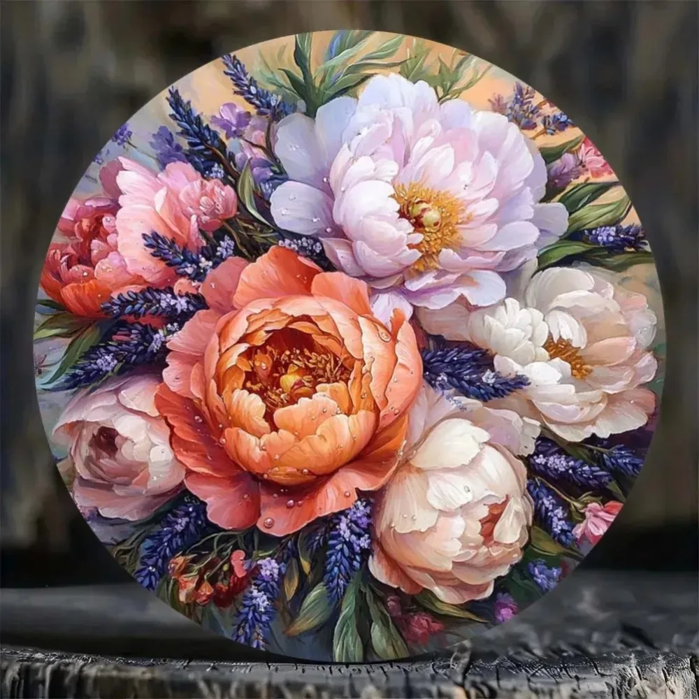 1 шт., устойчивая к атмосферным воздействиям металлическая жестяная пластина-коричневый узор лошади, предварительно просверленные отверстия для дома и офиса, искусство