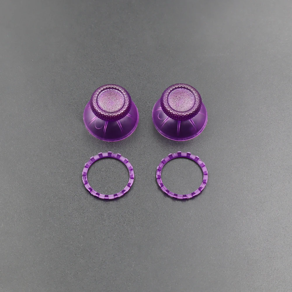For PS5 V1 V2 V3 BDM-010 020 030 Controller 3D Analog Mushroom Cap Thumbstick Joystick Cover With Accent Rings view 5