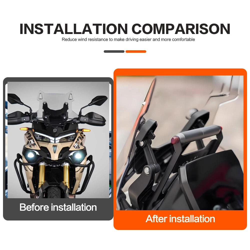 دراجة نارية الملاحة قوس لتحديد المواقع جبل جهاز الناقل الهاتف الذكي التكيف حامل ل VOGE DS525X DS625X 625DSX X DS525 625DS 2025 #5