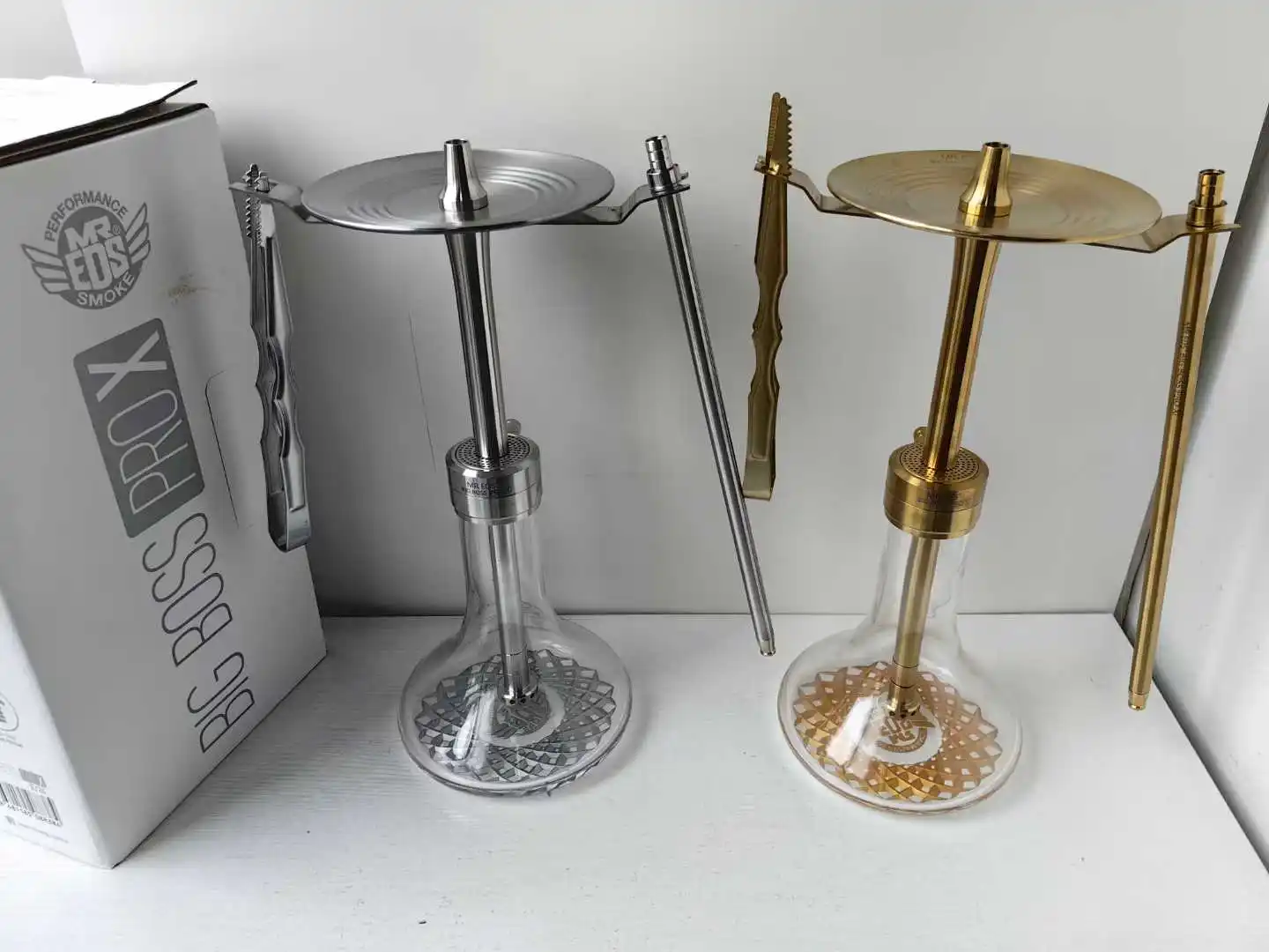 Mr EDS BIG BOSS PRO X مجموعة الشيشة 304 الفولاذ المقاوم للصدأ الشيشة الشيشة مجموعة كاملة #6