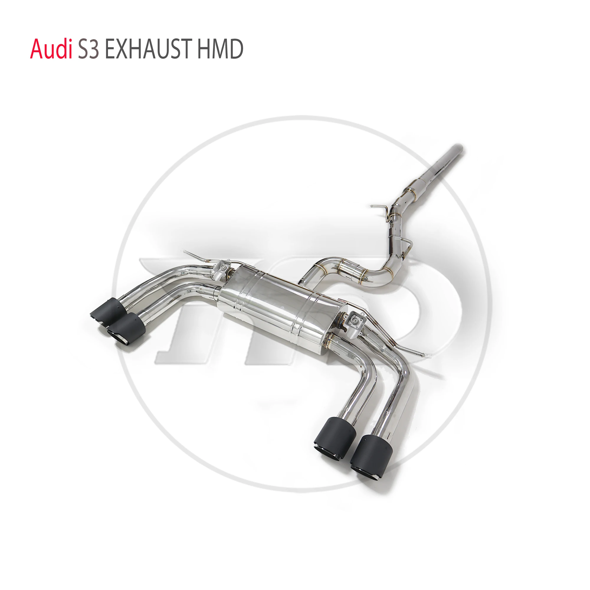 

HMD Stainless Steel Exhaust System Performance Catback And Downpipe for Audi S3 Auto Accesorios Electronic Valve Muffler