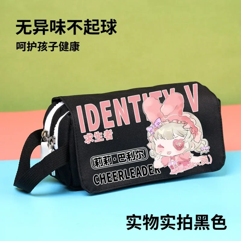 Identity Ⅴ Game Anime Cos Survivors Cheerleader Lily Barriere Unisex Q Cartoon Print 2024 Storage Zipper Pencil Case Gift