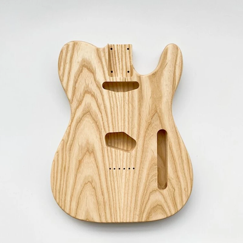 Factory Price Blank Electric Guitar Body Barrel Unfinished Ash Guitar body for kits