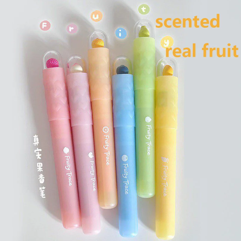 set-di-36-evidenziatori-profumati-a-forma-di-frutta-6-colori-penne-marcatrici-accessori-scolastici-cancelleria-articoli-per-lo-studio