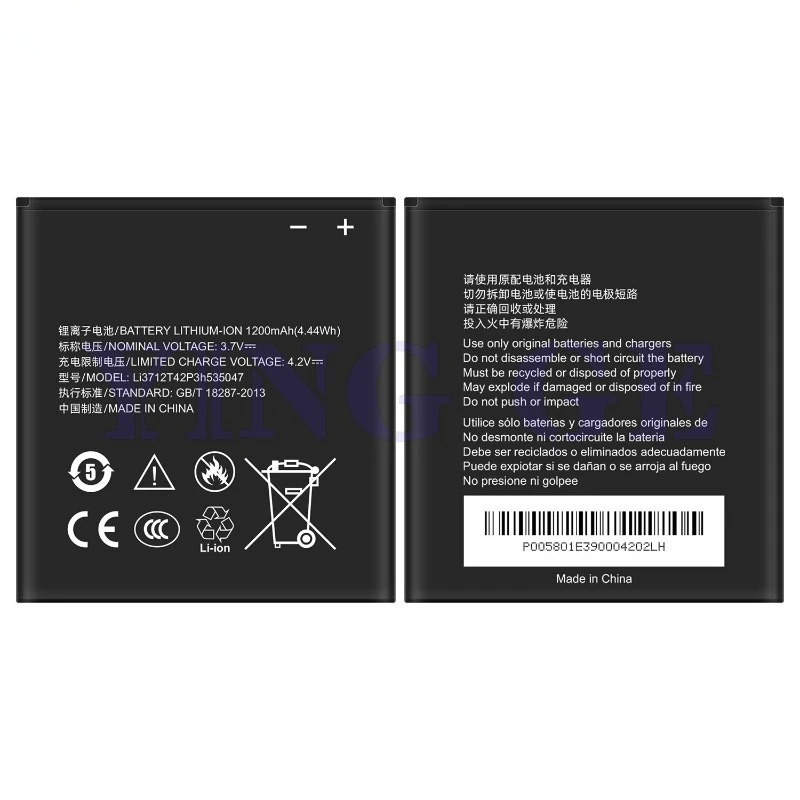 Li3712T42P3h535047  for ZTE Q101T  Phone Battery High Quality High Capacity Battery Replacement Bateria Grade A Cell with Tools