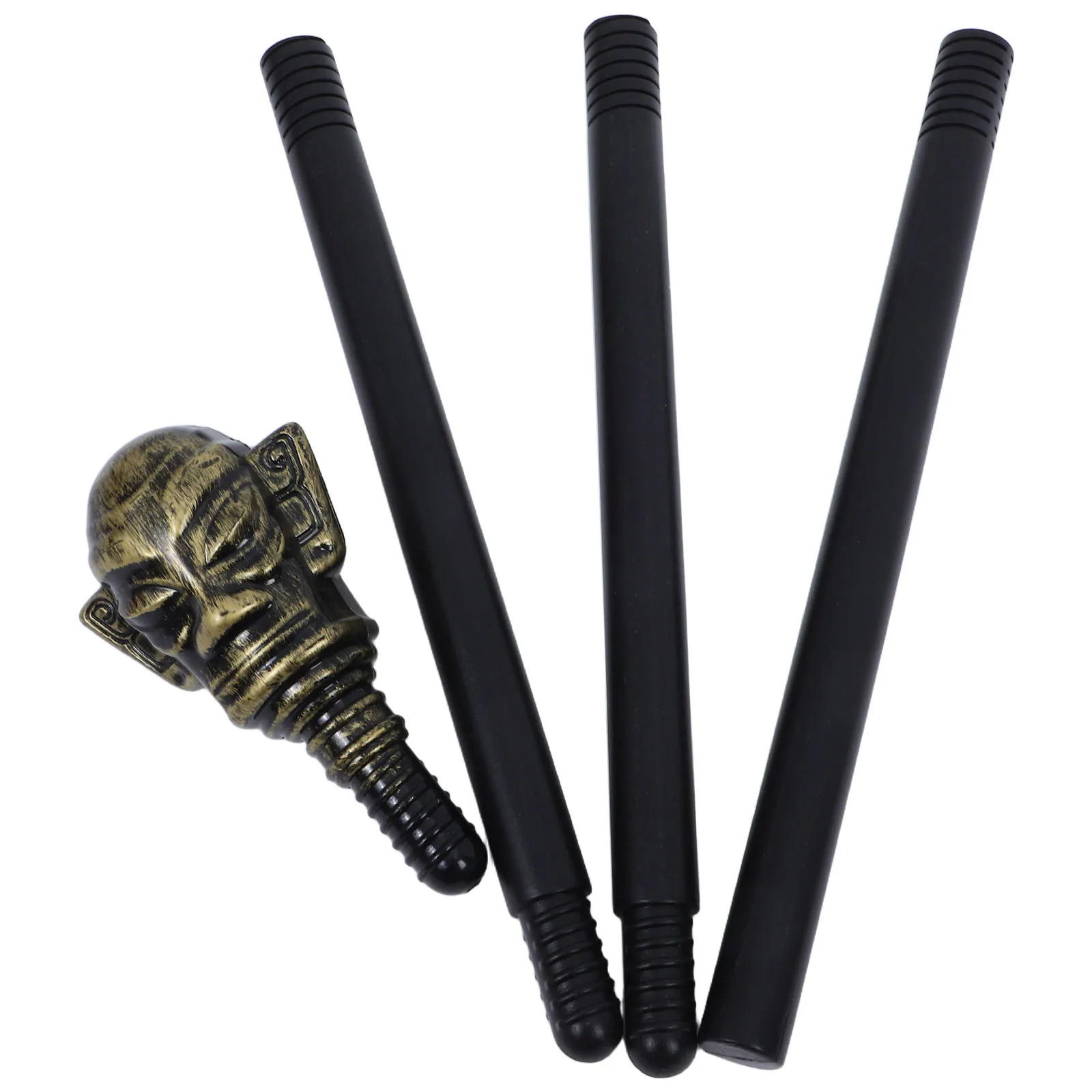 

Halloween Pharaoh Scepter Prop Plastic Ancient Egyptian Staff Costume Walking Cane Mystical Party Accessory Halloween Cane