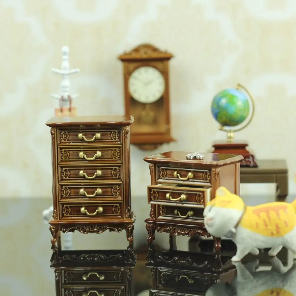 Casa de boneca asseccories mini casa de bonecas móveis versátil requintado mesa artesanato decoração