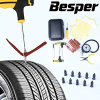 40/36 Uds herramienta de reparación de neumáticos de motocicleta de coche Kit de reparación de neumáticos juego de tachuelas herramientas de enchufe de punción de neumáticos sin cámara de bicicleta de coche