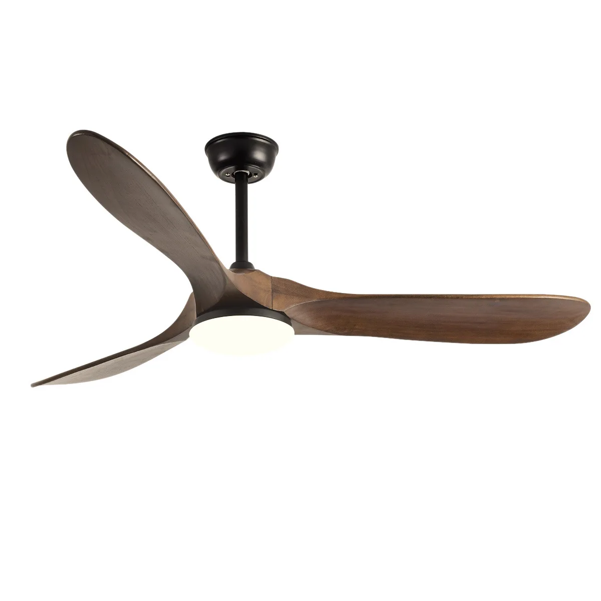 

52 60 70 Inch Ceiling Fan Industrial Vintage Wooden Ventilator No Light Remote Control Decorative Blower Wood Retro Large Fans