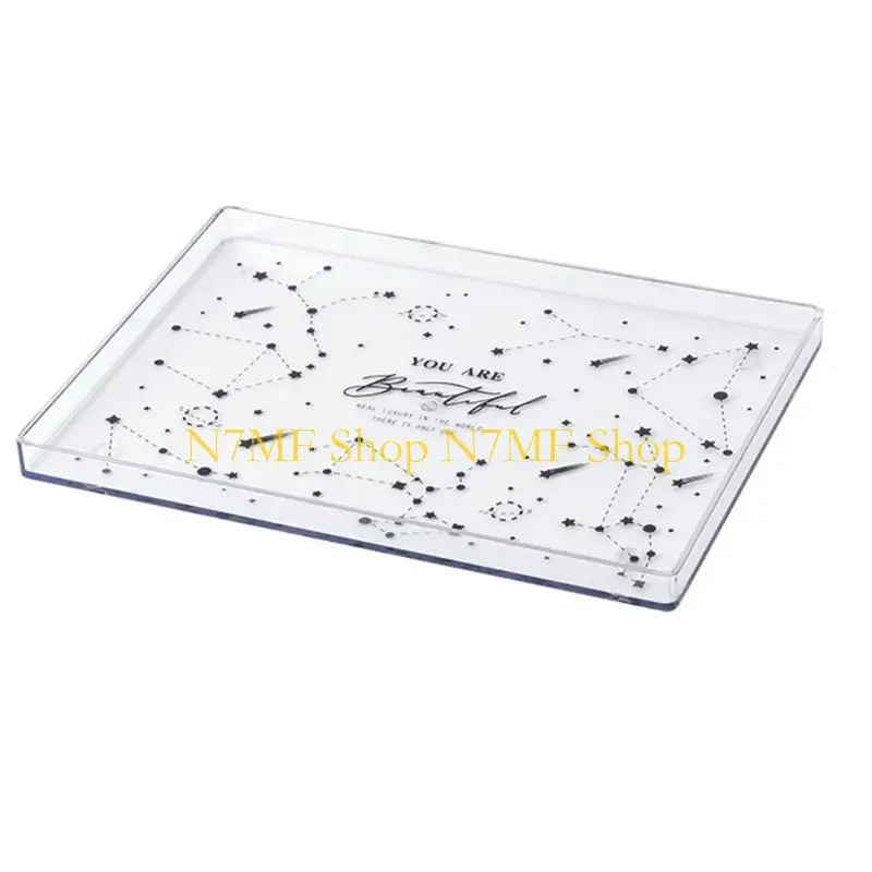 

N7MF Honeycomb Rectangle Tray Epoxy Resin Mold Serving Board Fruit Plate Silicone Mould DIY Crafts Jewelry Holder Mold