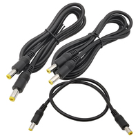 5.5 x 2.5mm Male to 5.5 x 2.5mm Male Plug DC Connector Extension Cable 12V Power Adapter Cord 0.3M 0.5M 1M 1.5M 3M