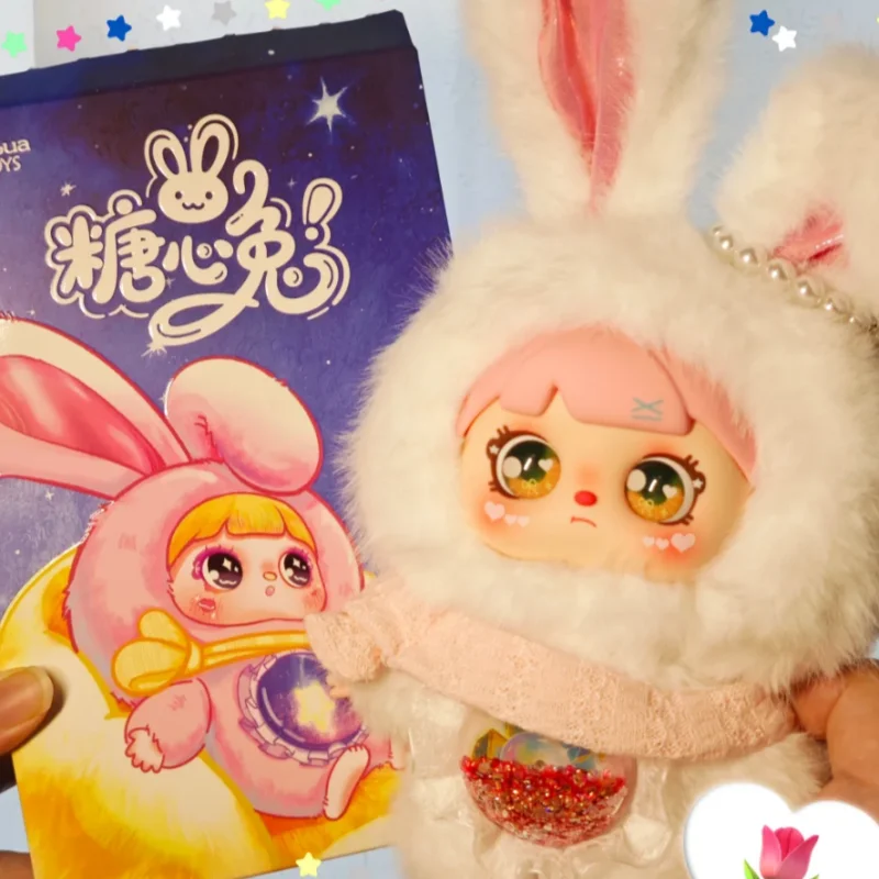 

Аутентичные Mochici Candy Heart Rabbit Magic Secret Realm, плюшевая слепая коробка, модная игра, милая кукла, подарок ручной работы для девочек, дисплей