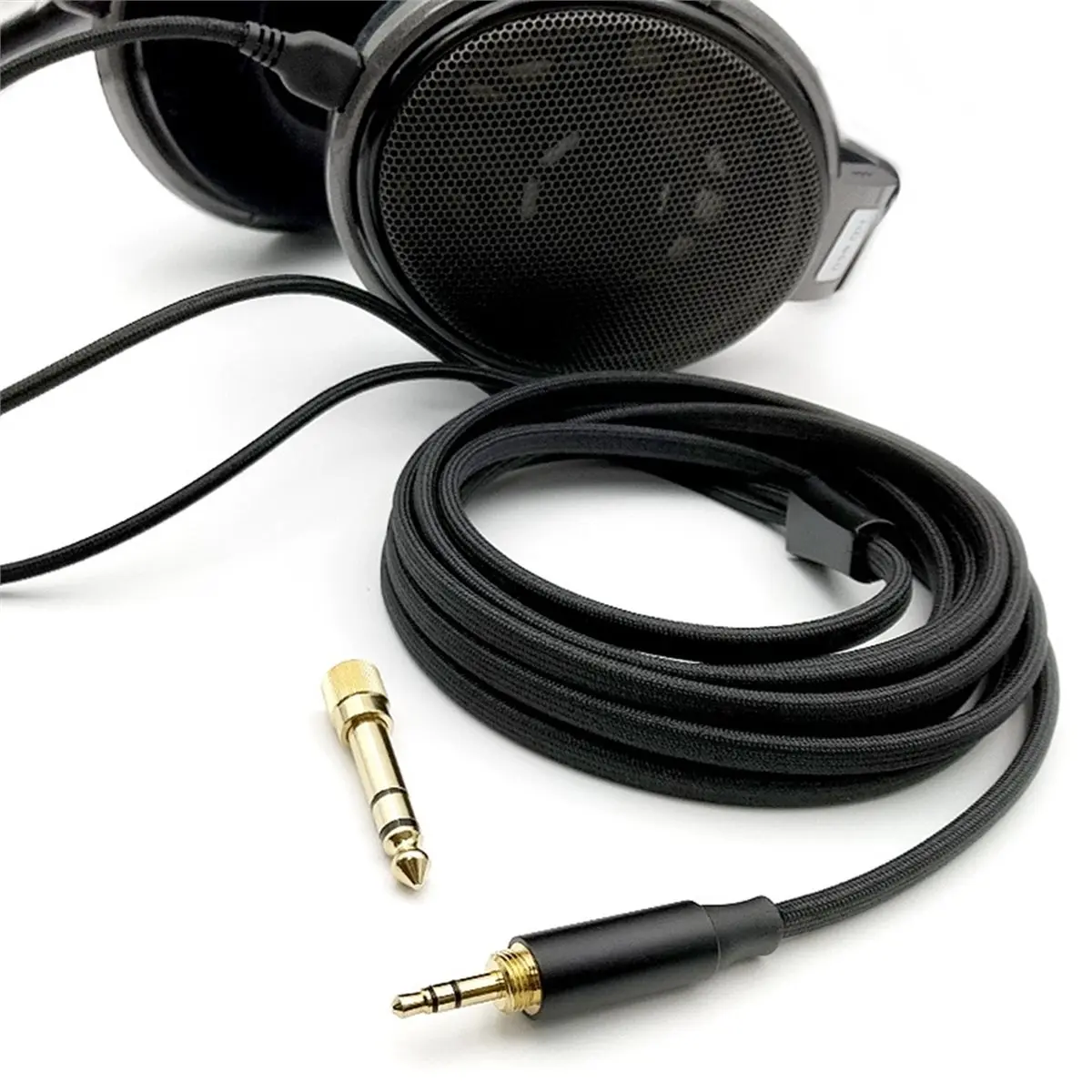 

Запасной аудиокабель T19C 3,5 мм для наушников Sennheiser HD650 HD600 HD580 HD660S, длинный медный провод