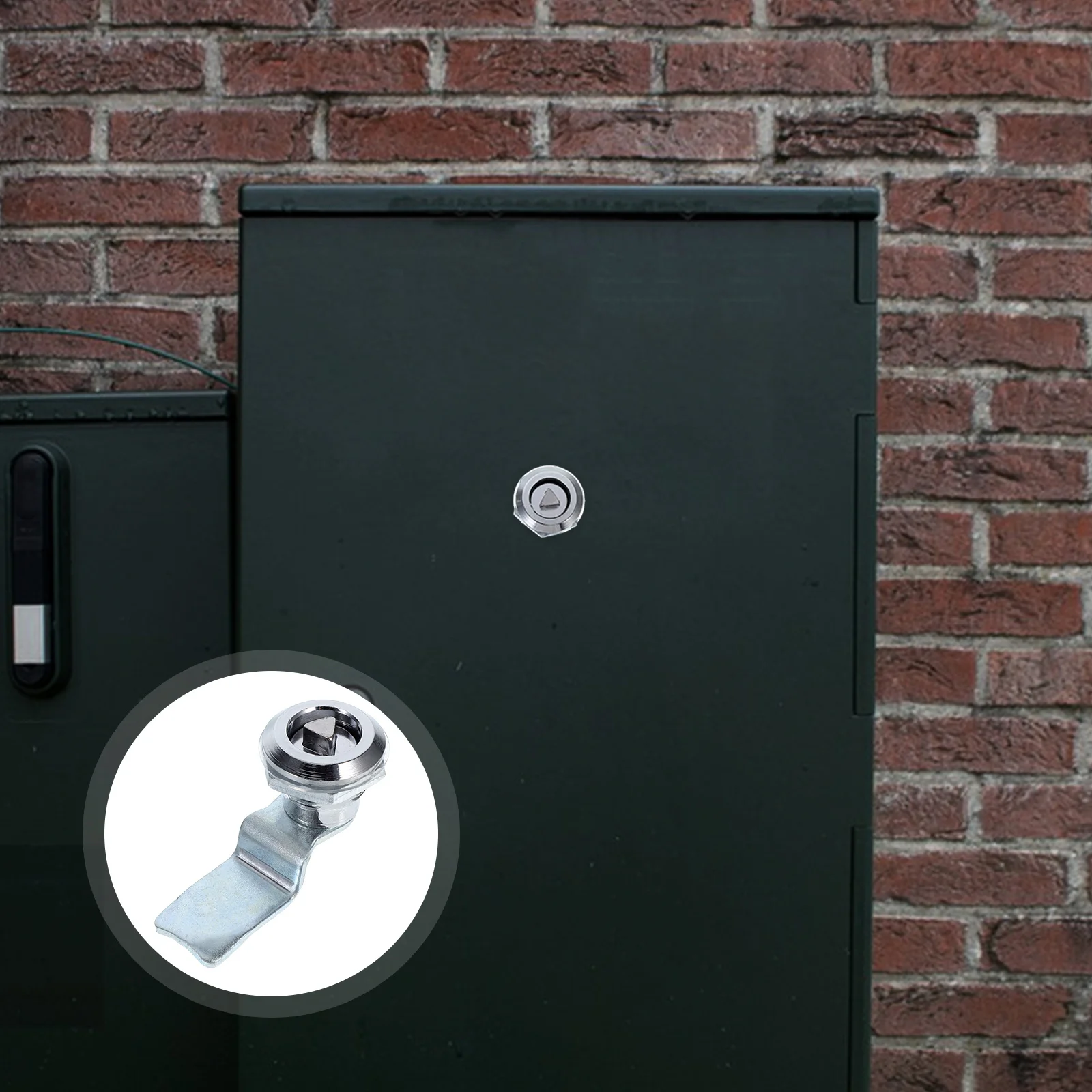 

5Pcs Zinc Alloy Triangle Key Cam Locks for Cabinet Doors Distribution Boxes File Cabinets Security Combination Cabinet Lock