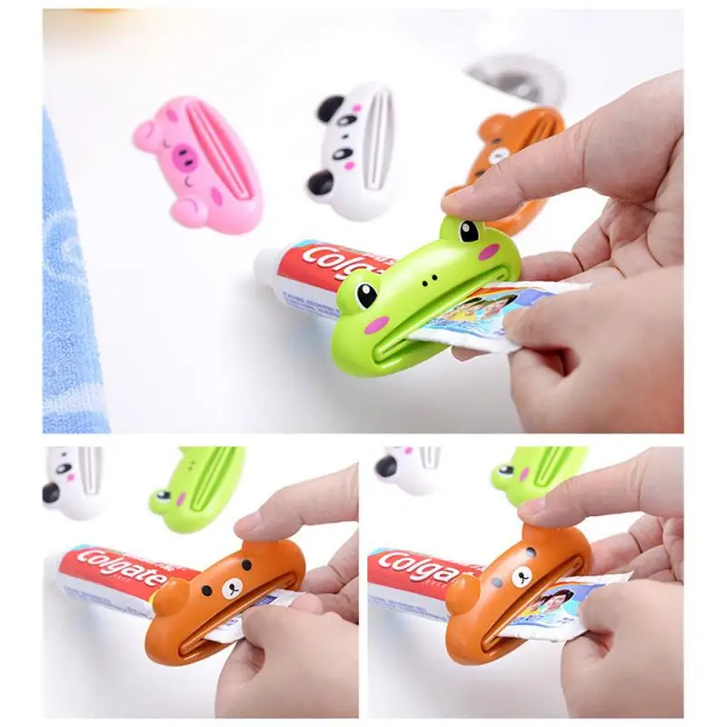 Cartoon Toothpaste Squeezer Easy To Use Easy To Clean Multipurpose Cartoon Shape Toothpaste Squeezer Quantitative Extrusion