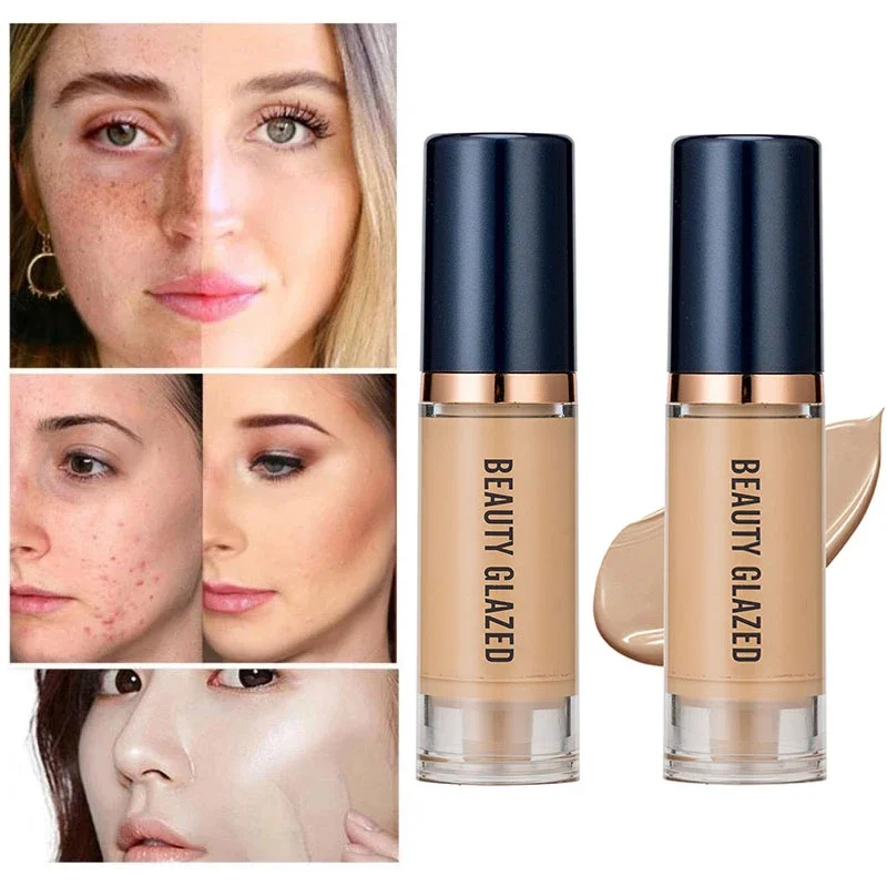 6ML Matte Hydrating Face Liquid Foundation - Długotrwały wybielający korektor do makijażu Kosmetyczny Maquiagem