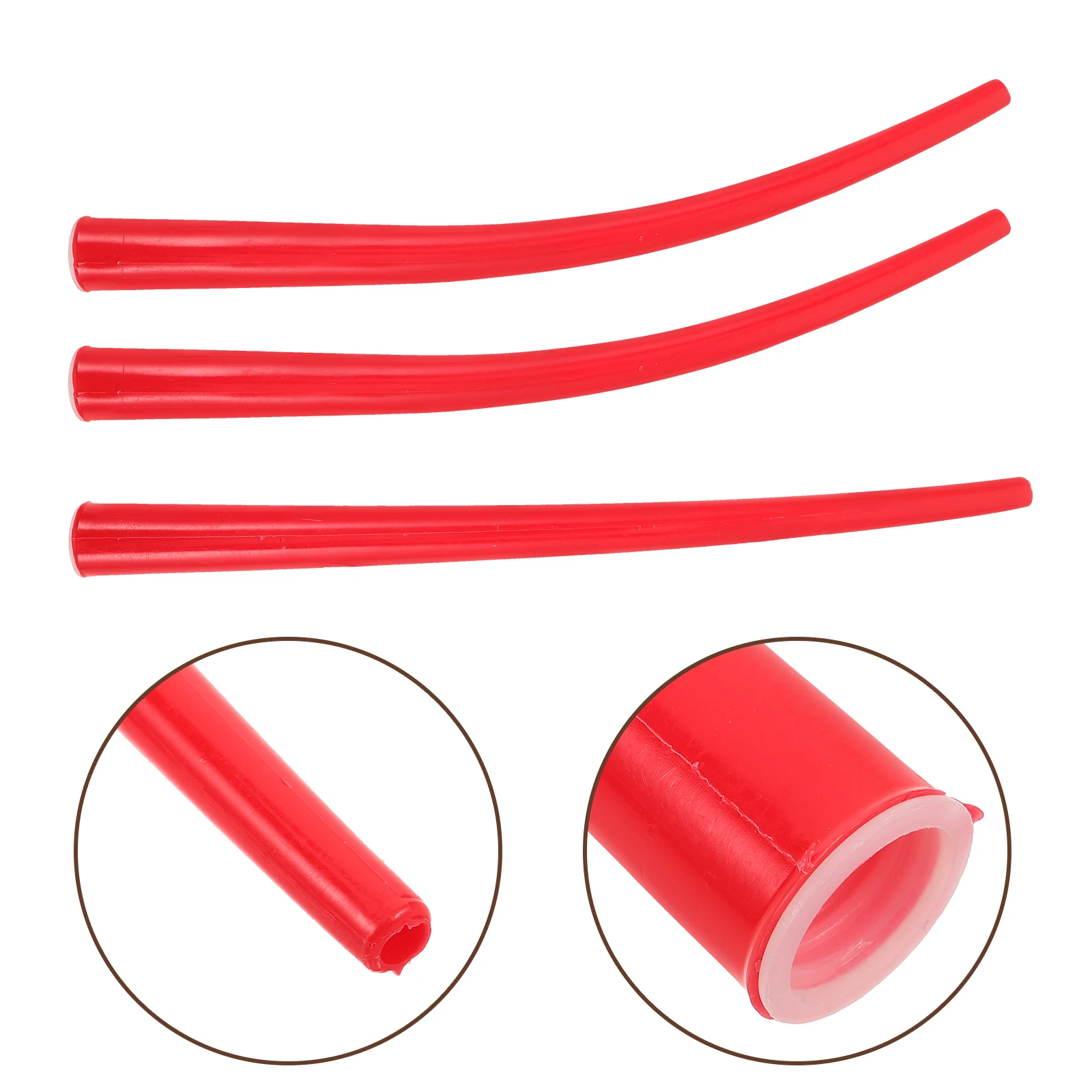 

3pcs Long Caulking Nozzle Tips Reusable Plastic Tube Extension For Sealant Grout Applicator Fine Tip Precise Flow Control