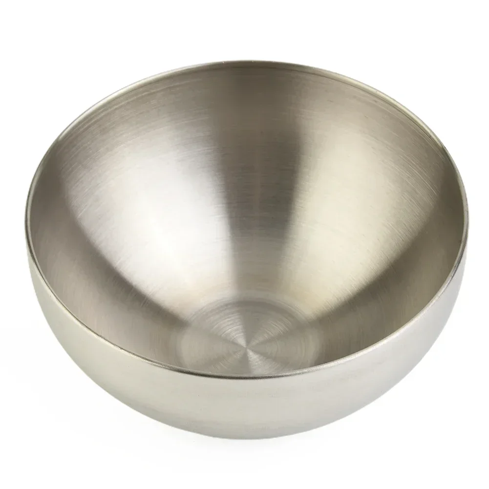 Stainless Steel Salad Bowl Rice Noodle Ramen Bowl Gold Silver Kitchen Tableware Food Container Mixing Bowls 12/15/20cm