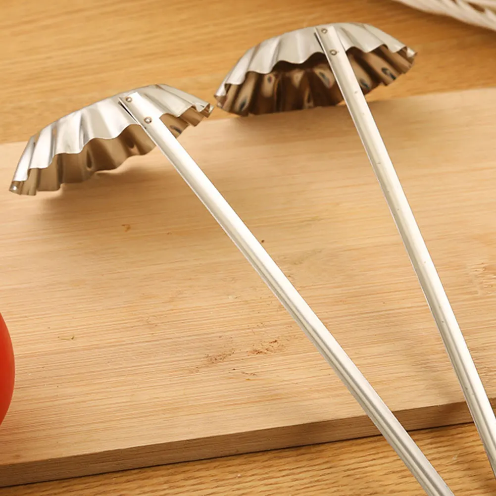 

10 шт., масляная ложка для пельменей, нержавеющая сталь, длинная ручка, кухонная форма, ложки для выпечки, приготовления фрикаделек, редиса, блины