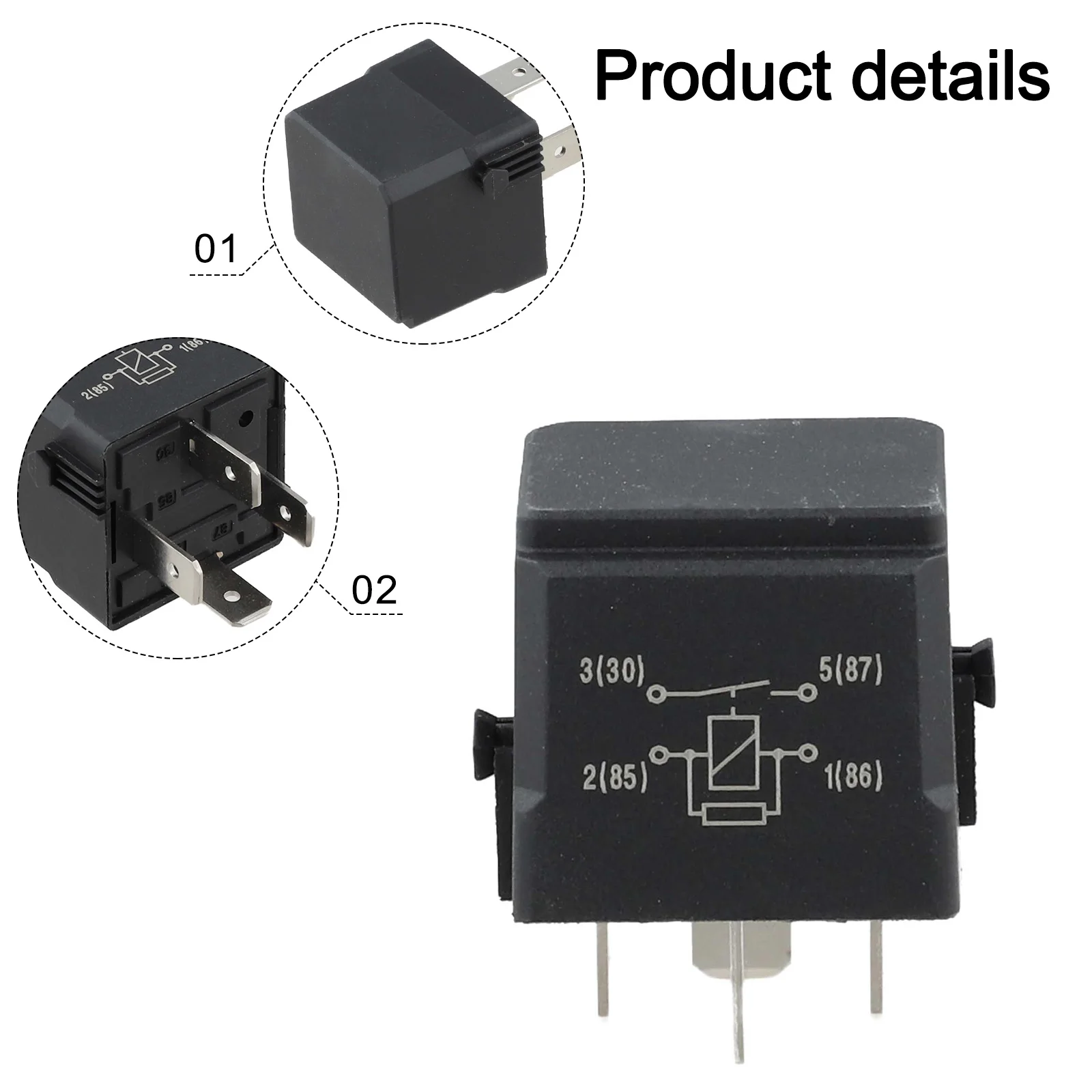 

Ремонт автомобиля Реле предохранителя для технического обслуживания автомобиля Реле S430 Простая установка Изготовлен из качественных материалов Практичный дизайн