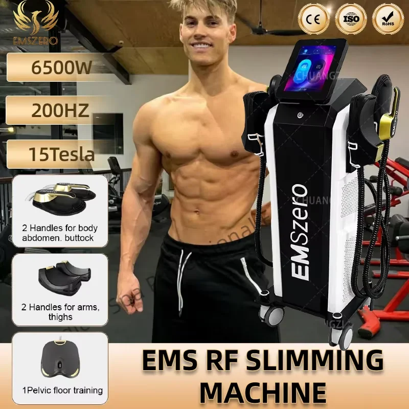 NEO Black RF  Machine 6500W  2024 Fat Body Slimming Technology Muscle Stimulation Sculpting EMSZERO