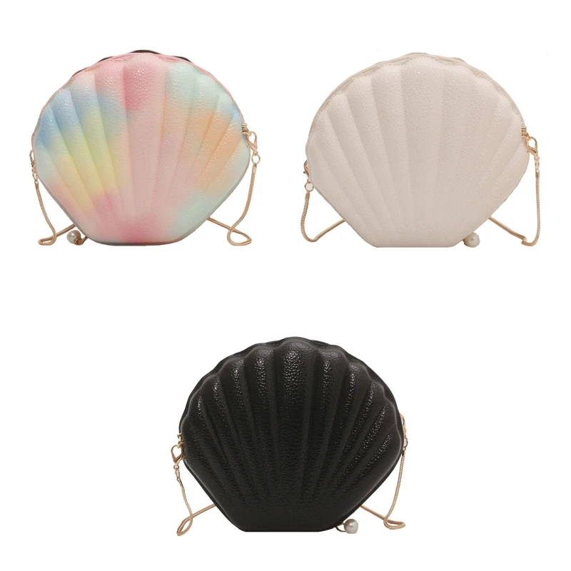 

All-match Cross-body Bag Shoulder Bag Evening Clutch Pearl Mini Seashell Bag Cosmetic Bag for Valentine's Day E74B