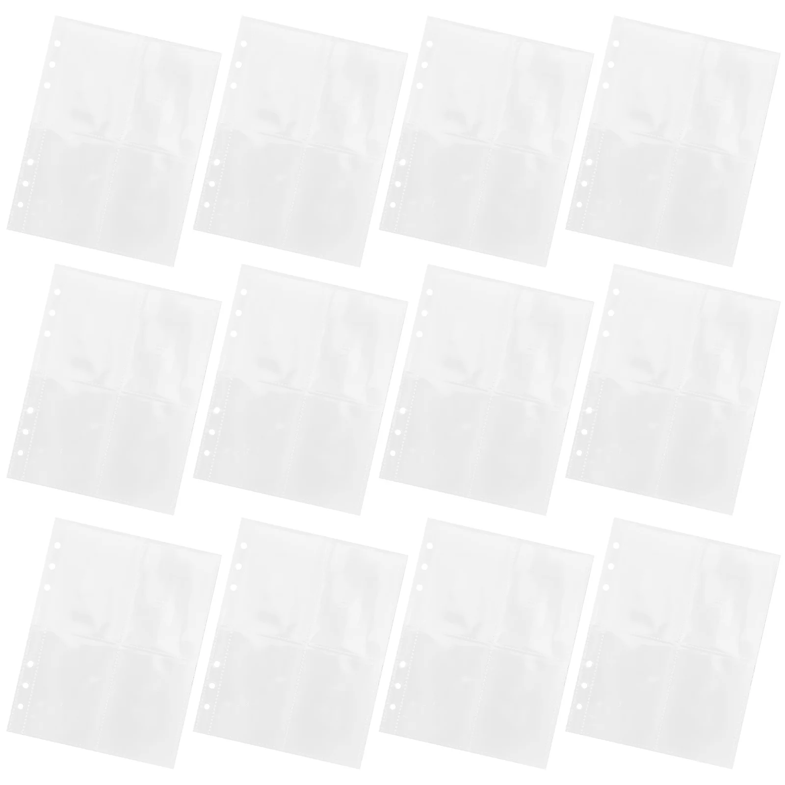 

Envelope Insert Clear Paper Sleeves 1-100 Numbered for Money Storage Binder Organizer Budget Accessories Multi-functional