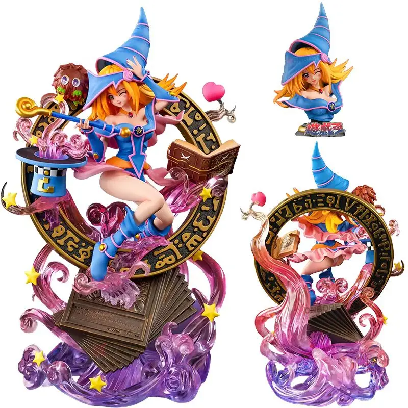 

Ю-Ги-Ох 38 см! Duel Monsters Dark Magician Girl Сексуальная аниме-фигурка для взрослых Коллекционная экшн-модель GK Кукла для игрушек Подарки