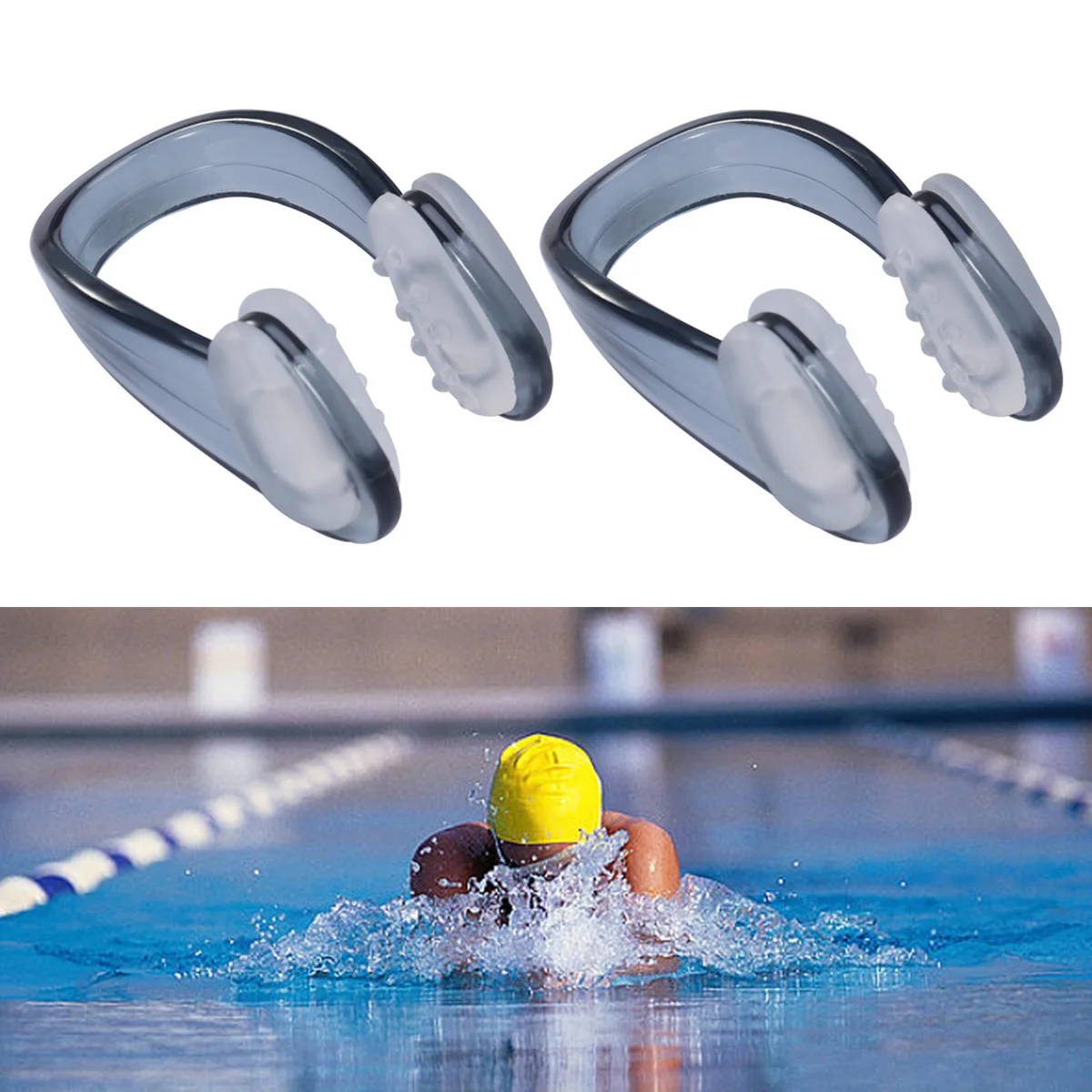 Waterproof Swimming Nose Clip Anti-choking Professional Swimming Wire Nose Clip Underwater Nose Protection Swim Accessory