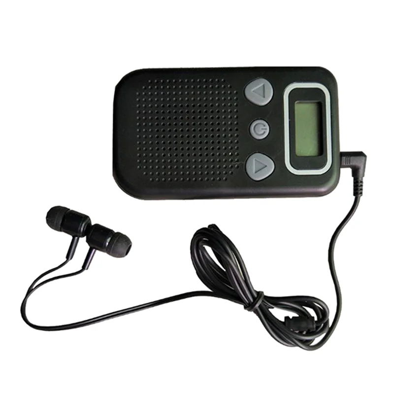 Sound Amplifier Pocket Voice Enhancer Device Large LCD Screen Enhance The Human Voice Clear Human Voice Projectionn01r