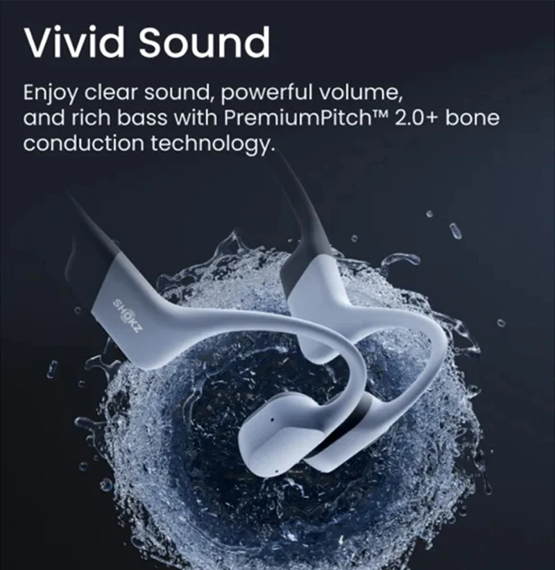 Shokz OpenSwim Pro イヤホン S710 骨伝導ヘッドホン ワイヤレス Bluetooth スポーツ 防水 水泳 32GB MP3 音楽プレーヤー