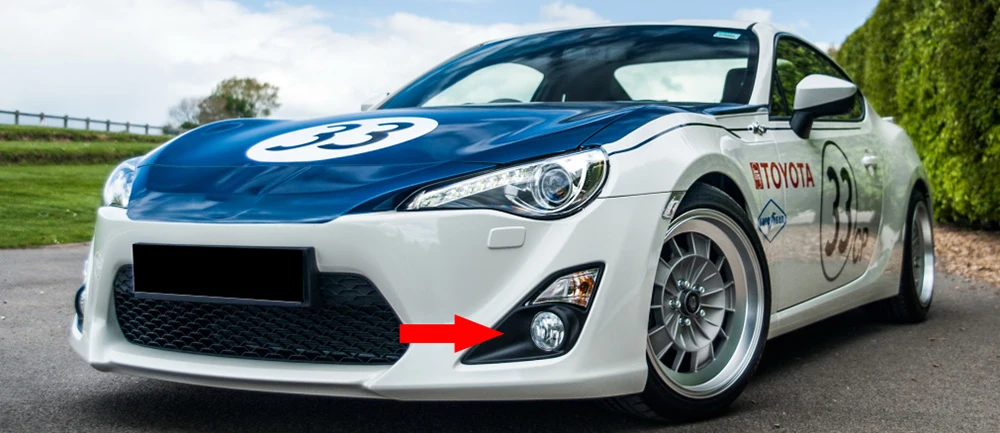 Replace 40W Led Fog Lights Angel Eyes DRL Driving Lamp Lens For Toyota 86 GT-86 FT86 ZN6 / Scion FR-S ZC6 2012 2013 2014 2015 detail image 2