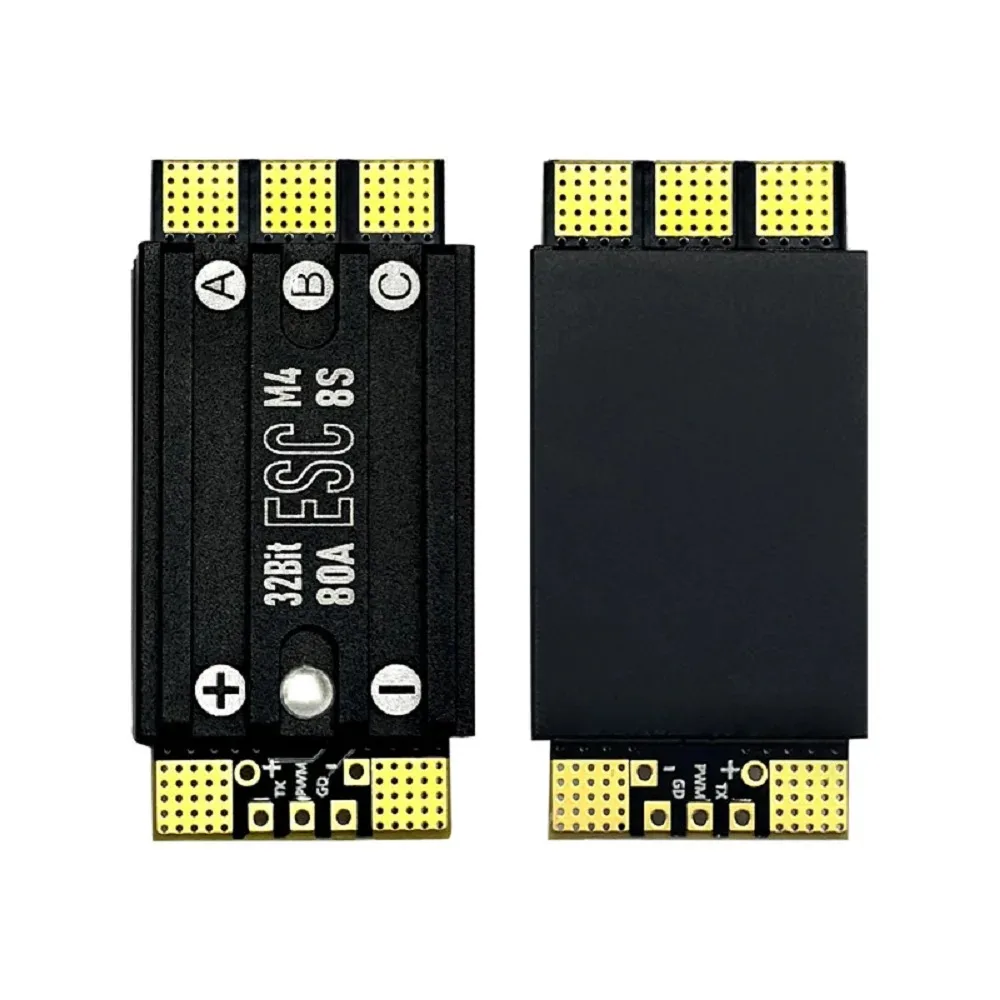 Aocoda-RC 48K AM32 3-8S 70A / 80A Single ESC 70A 80A AT32F421K8U7 Chip Supports Dshot Call Back For FPV Racing Drone Parts