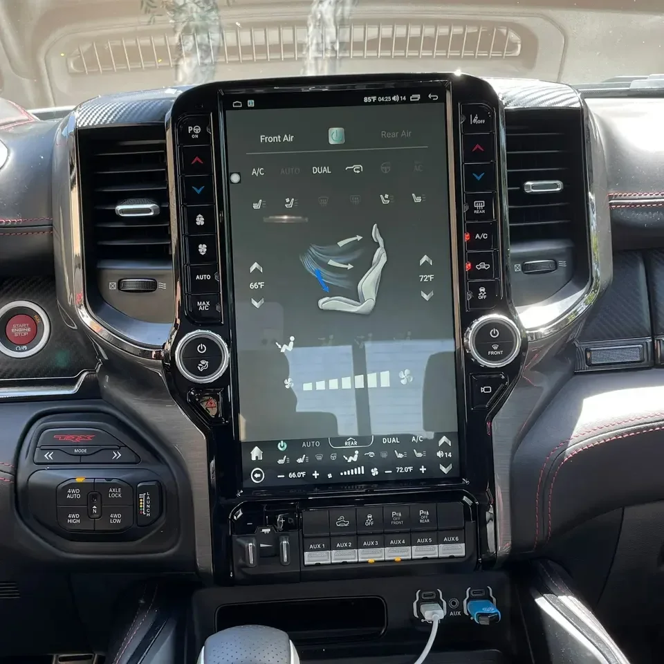 12.1" Android 11 4G Network  Navigation Car Dvd Player with  Carplay and Android Auto for dodge Ram 2500 2018 2019 2020 view 6