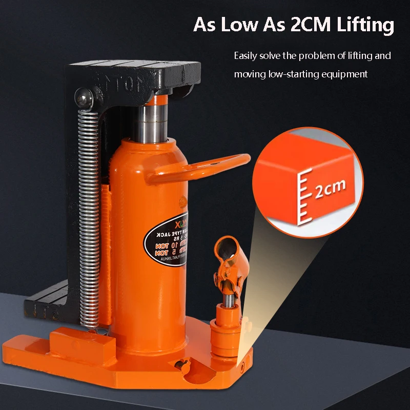 Hydraulic Toe Jack 2.5 Ton On Toe Toe Jack Lift 5 Ton On Top Lift Capacity Machine Jack