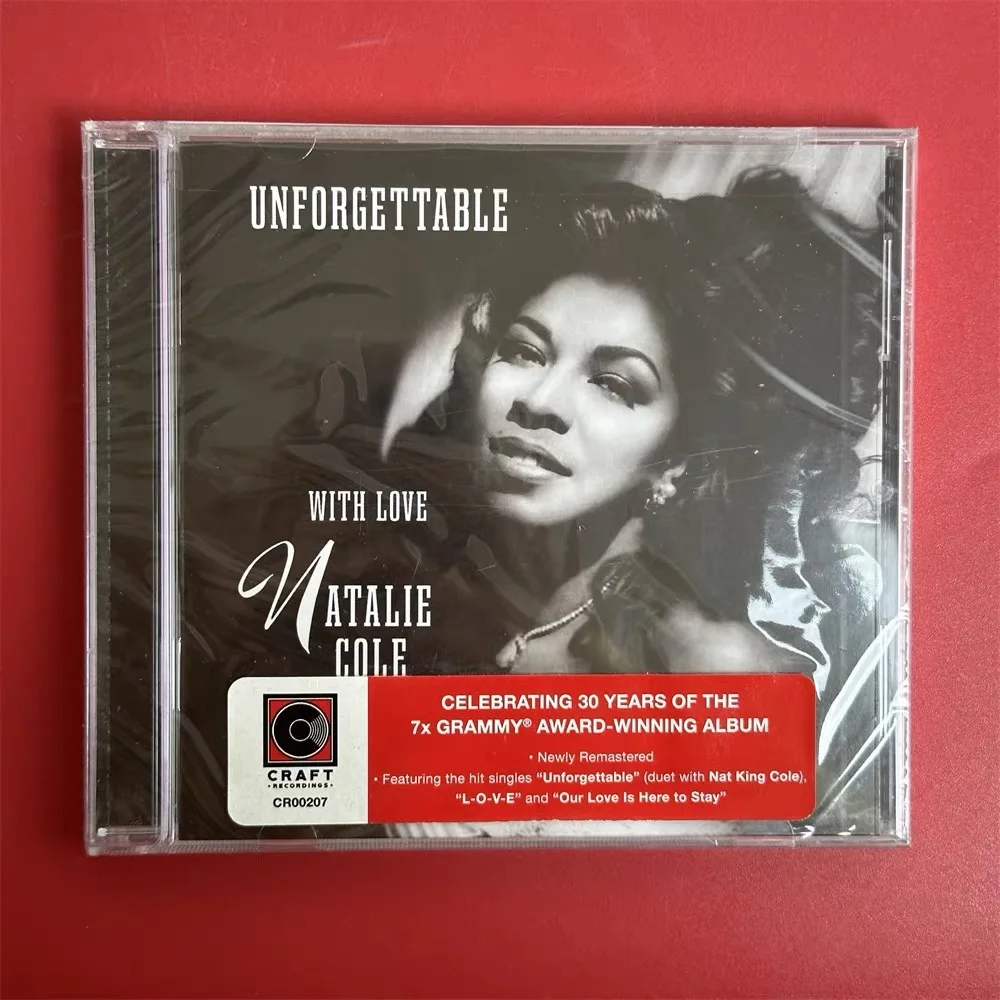 Retro Jazz Natalie Cole Music CD Unforgettable With Love Album Music Record Cosplay Walkman Car Party Music Soundtracks Box Gift