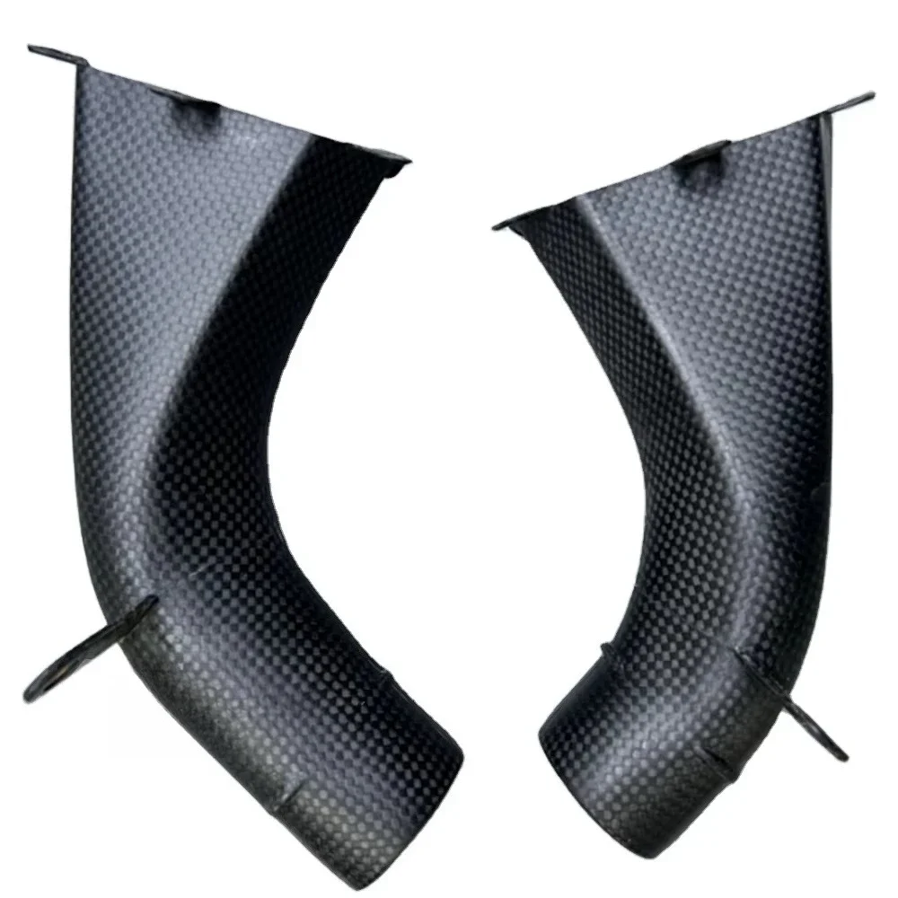 JZRacing Carbon Fiber Fit-Rear Fender air Intake Pipe & SV Spoiler Wing With Base Carbon Fiber Look