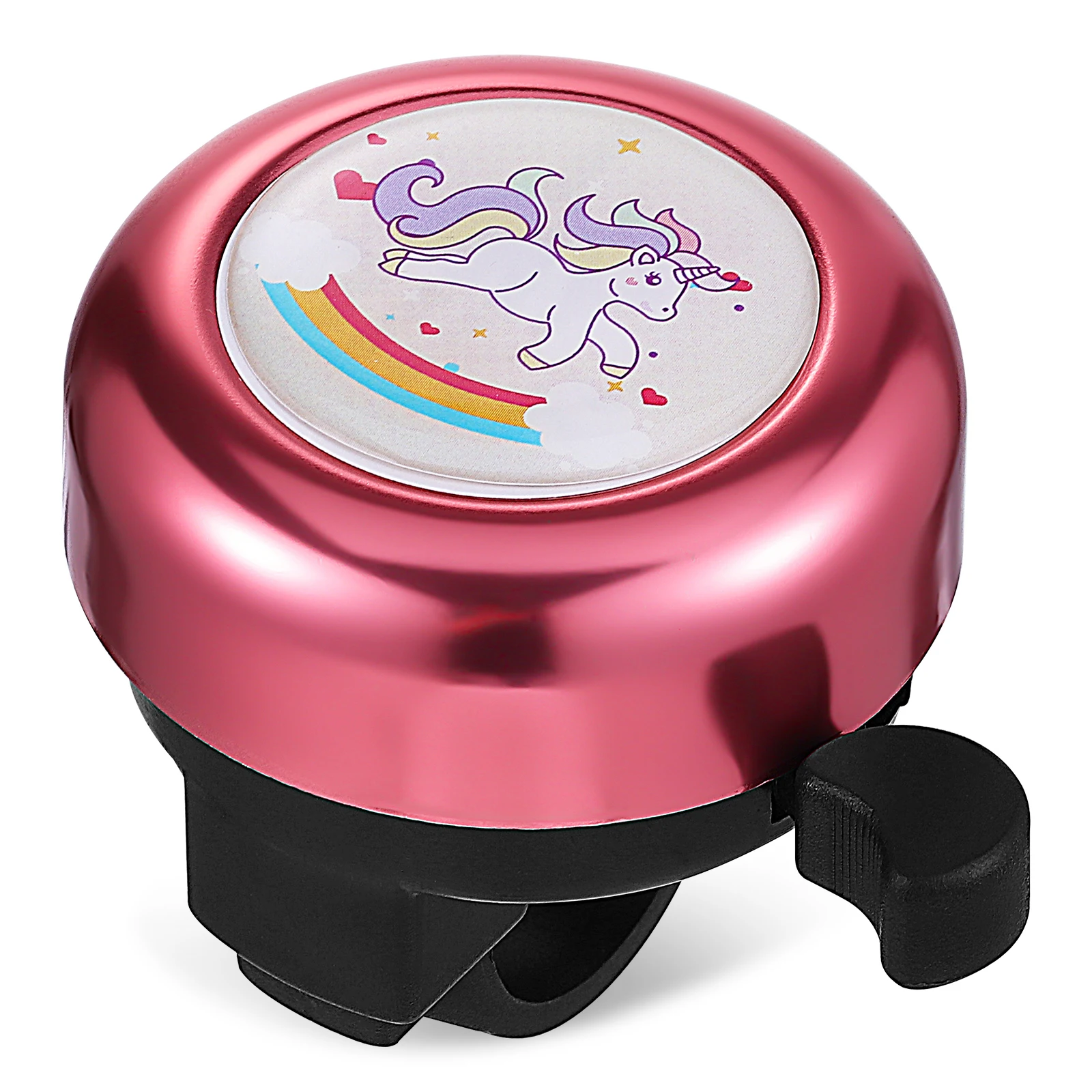 

Bicycle Bell for Kids Girls Toddler Bikes Engineering Plastics Cute Appearance Clear Sound Sturdy Lasting Multiple Stickers