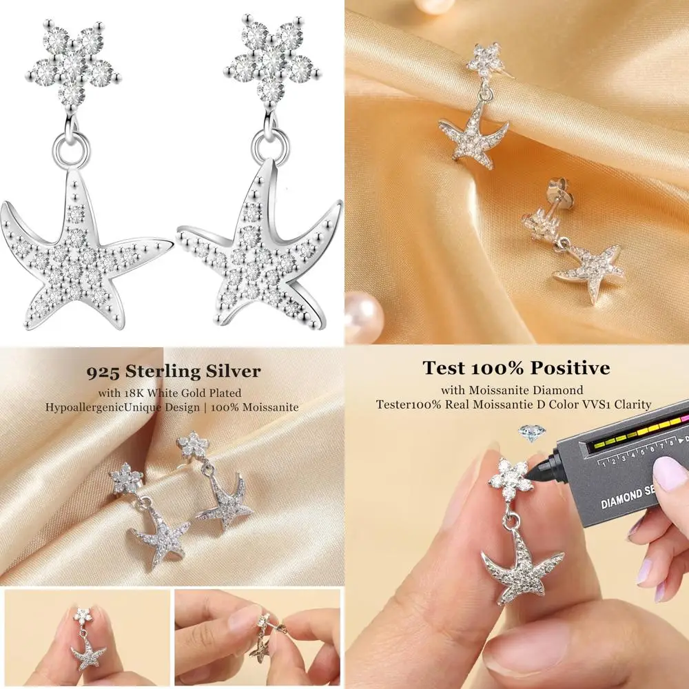 

Прозрачные серьги-гвоздики с муассанитом, цвет D, VVS1, позолоченные 18 карат, стерлинговое серебро 925 пробы, гипоаллергенные серьги с фрикционной стойкой